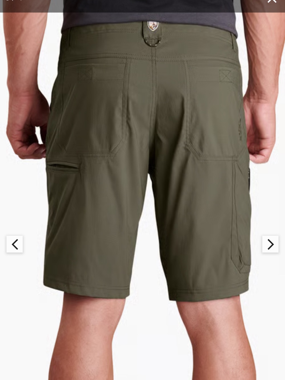 Kuhl Men’s Renegade Shorts in Burnt Olive sz 34 - Picture 2 of 12